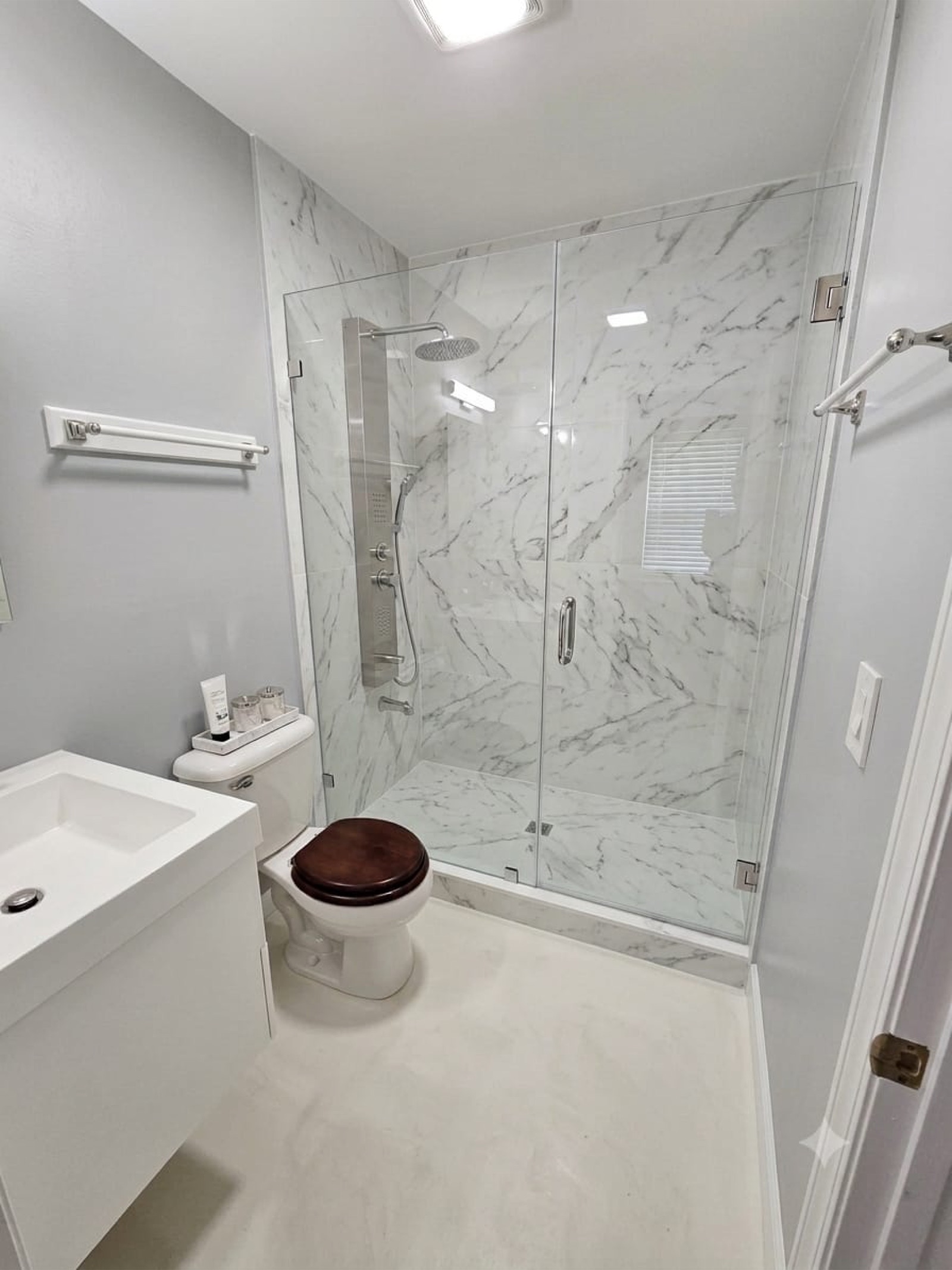 Bathroom transformation — after
